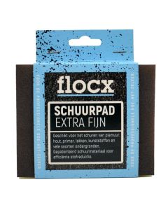 FLOCX SCHUURPAD EXTRA FIJN 2 STUKS