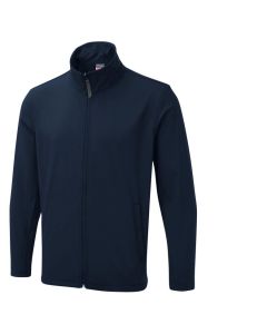 SOFTSHELLJAS BLAUW UNEEK MAAT XL