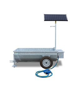 SOLAR WEIDEDRINKBAK 1000 L 120 MOBIEL met oppervlaktepomp