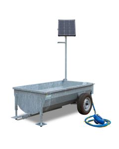 SOLAR WEIDEDRINKBAK 1000 L 80 MOBIEL met oppervlaktepomp