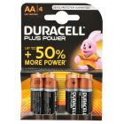 DURACELL BATTERIJ 1,5V LR6/MN1500 TYPE AA