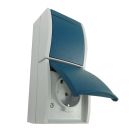 OCEAN CONTACTDOOS + SCHAKELAAR COMBINATIE BLAUW