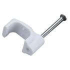 KABELCLIPS PLAT 4 MM WIT 25 STUKS
