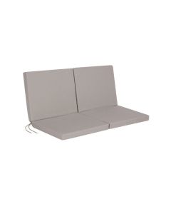 KUSSEN 2 ZITS BANK TAUPE 119 X 96 X 6 CM