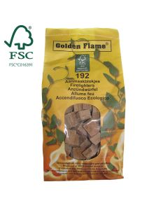 AANMAAKBLOKJES FSC BRUIN 192 STUKS