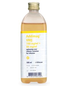 ADDIMAG (VOORHEEN GLUCAMAGNESIUM) 500 ML P/ST REG NL 130341