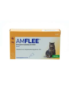 AMFLEE KAT TEGEN VLOOIEN EN TEKEN 3 X 50 MG