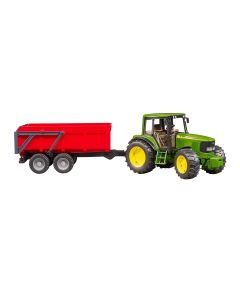 BRUDER JOHN DEERE 6920 MET TRAILER 020576