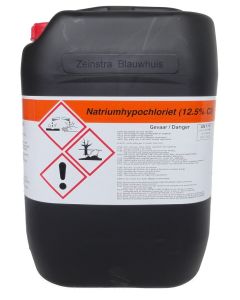 CHLOOR VLOEIBAAR 24 KG  UN 1791  natriumhypochloriet