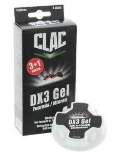 CLAC MIERENLOKDOOS DX3 GEL 4 STUKS