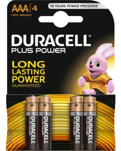 DURACELL BATTERIJ 1,5V LR03/MN2400 TYPE AAA