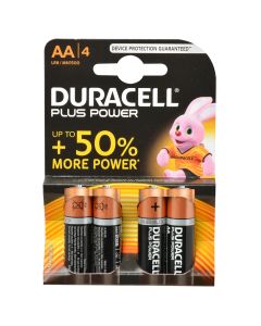 DURACELL BATTERIJ 1,5V LR6/MN1500 TYPE AA 