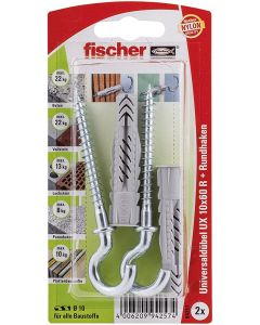 FISCHER UNIVERSEEL PLUG UX 10 X 60 RHK 2 STUKS