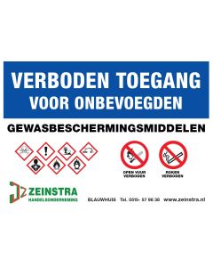 STICKER GEWASBESCHERMINGSMIDDELEN 