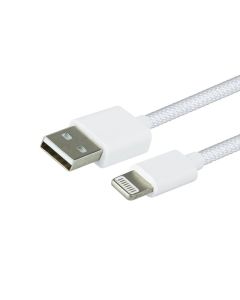 GREENMOUSE KABEL USB A - LICHTNING WIT 1 METER