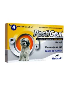 PESTIGON SPOT-ON HOND 2-10 KG 4 PIPETTEN REG. NL 109581