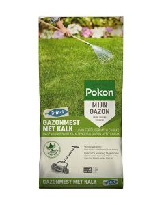 POKON GAZONMEST MET KALK 3-IN-1 16,8 KG