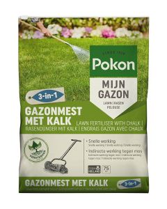 POKON GAZONMEST MET KALK 3-IN-1 5 KG