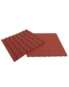 RUBBERTEGEL ROOD 50 X 50 X 3 CM