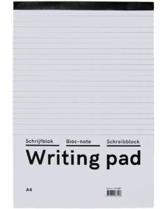 SCHRIJFBLOK GELINIEERD A4