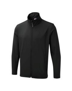 SOFTSHELLJAS ZWART UNEEK MAAT XL