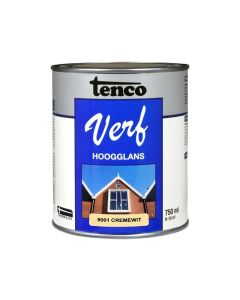 TENCO VERF HOOGGLANS VERF RAL 9001 750 CC