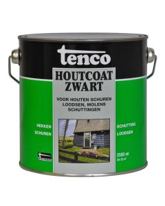 TENCO HOUTCOAT ZWART 2½ LITER