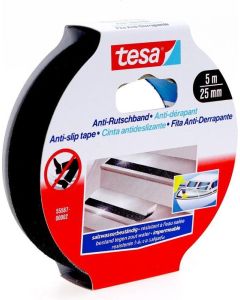 TESA ANTI SLIPTAPE ZWART 25 MM X 5 MTR