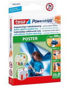 TESA POWERSTRIPS POSTER 20 STUKS