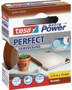 TESA TEXTIELTAPE BRUIN 19 MM X 2,75 METER