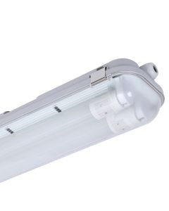 TL LED ARMATUUR 120 CM DUBBEL MET KAP 