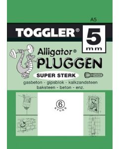 TOGGLER GASBETONPLUG 5 MM