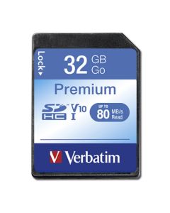 VERBATIM SDHC GEHEUGENKAART 32 GB