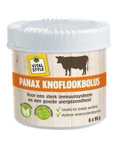 VITASTYLE PANAX KNOFLOOK BOLUS 6 STUKS