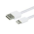 GREENMOUSE KABEL USB A - LICHTNING WIT 1 METER