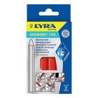 LYRA MERKKRIJT ROOD 12 STUKS