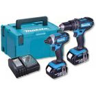 MAKITA COMBISET ACCU BOOR/SCHROEF EN SLAGSCHROEVENDRAAIER DLX2131TJ