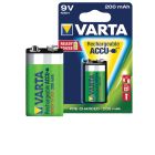 VARTA BATTERIJ OPLAADBAAR 9V 200 MAH