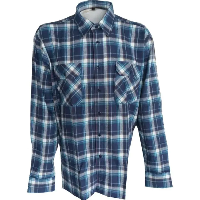 OVERHEMD FLANEL DAWSON RUIT DES 2 Zeinstra